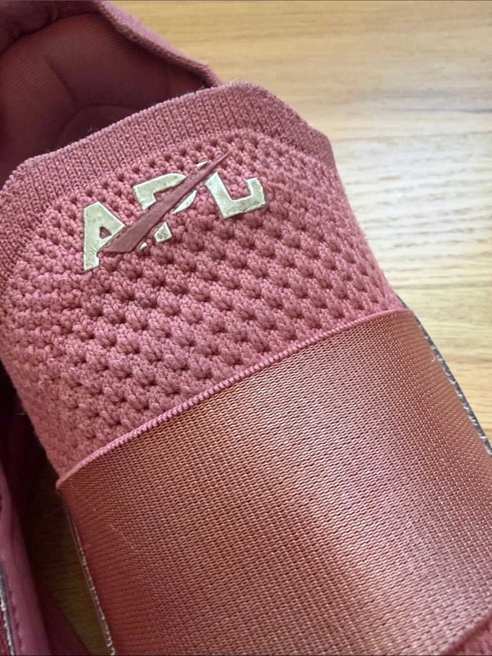APL throughout shoes soles